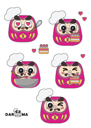 Chef M and Andy - Waterproof Sticker Set